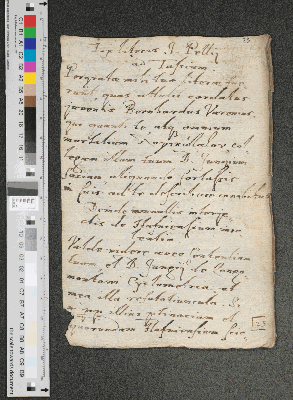Vorschaubild von [Brief von Johann Adolf Tassius- Auszüge aus einem Brief von John Pell an Tassius]
