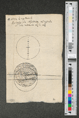 Vorschaubild von [Beobachtung der Sonnenfinsternis vom 8. April 1652]
