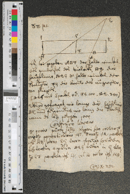 Vorschaubild von [Notizen zum Festungsbau nach Specklin, mit Glyphe (2) und Paginierung]