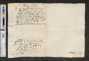 Vorschaubild von [Brief (?) an Wilhelm Lauremberg]