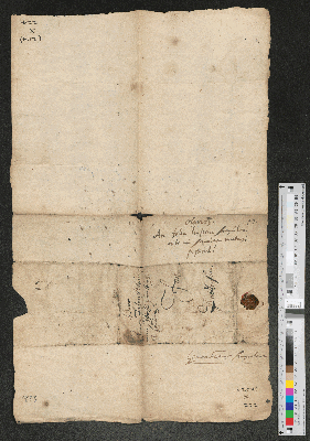 Vorschaubild von [Brief von Harmen van Campen an Herrmann Johansz (?)]