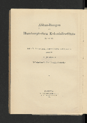 Vorschaubild von Wörterbuch der Duala-Sprache