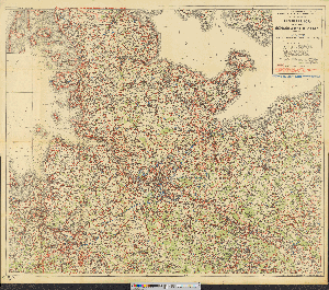 Vorschaubild von Friedrichsen's Verkehrs-, Rad- und Automobilkarte der weiten Umgebung von Hamburg und der Provinz Schleswig-Holstein