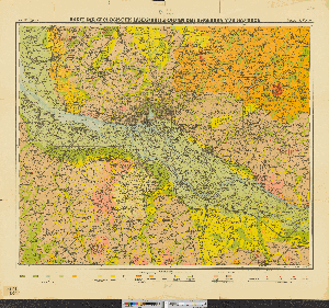 Vorschaubild von Karte der geologischen Landschaftsformen der Umgebung von Hamburg