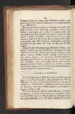 Vorschaubild von [Tresillo de voltereta, mediator, otros juegos de espada y basto, revesino, malilla y los cientos]