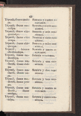 Vorschaubild von [Doctrina extractada de los catecismos mexicanos de los padres Paredes, Carochi y Castaño, autores muy selectos:]