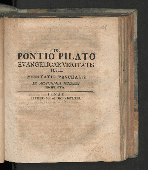 Vorschaubild von De Pontio Pilato