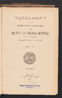 Vorschaubild von [Tijdschrift van het Koninklijk Nederlandsch Genootschap voor Munt- en Penningkunde]