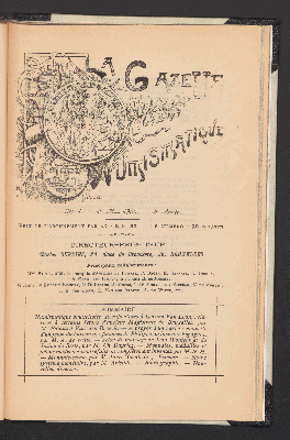 Vorschaubild von [[La gazette numismatique]]