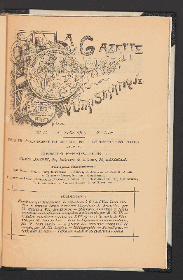 Vorschaubild von [[La gazette numismatique]]