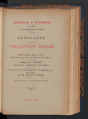Vorschaubild von Catalogue de  la collection Corghi ...