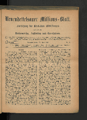 Vorschaubild von 25. April 1911. Nr. 4.