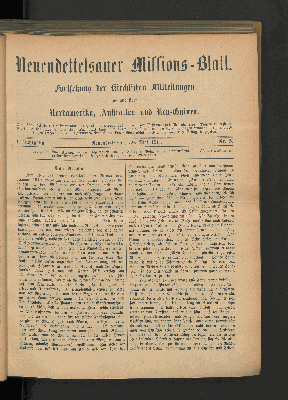 Vorschaubild von 30. Mai 1911. Nr. 5.