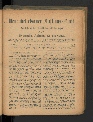 Vorschaubild von 12. September 1911. Nr. 9