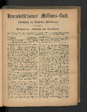 Vorschaubild von 1. September 1913. Nr. 9