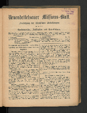 Vorschaubild von 1. Oktober 1914. Nr. 10.