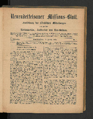 Vorschaubild von 16. Januar 1915. Nr. 1.