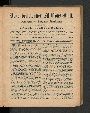 Vorschaubild von 12. Februar 1915. Nr. 2