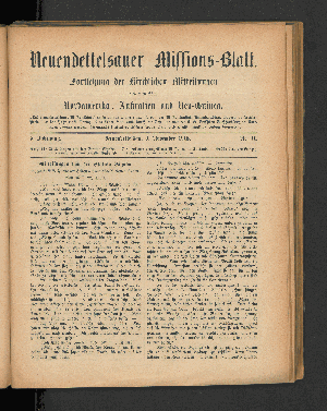 Vorschaubild von 9. November 1915. Nr. 11.