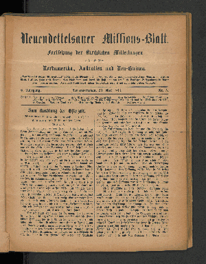 Vorschaubild von 20. Mai 1916. Nr. 5.