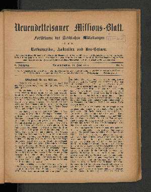 Vorschaubild von 10. Juni 1916. Nr. 6.