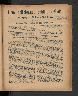 Vorschaubild von 18. Juli 1917. Nr. 7