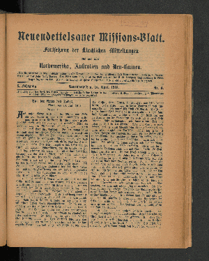 Vorschaubild von 16. April 1918. Nr. 4.