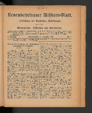 Vorschaubild von 17. September 1918. Nr. 9.