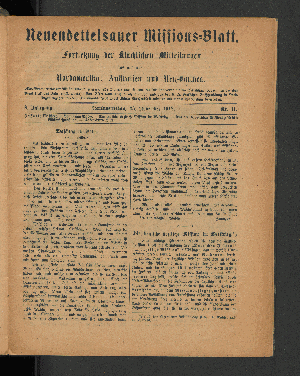 Vorschaubild von 25. November 1918. Nr. 11.