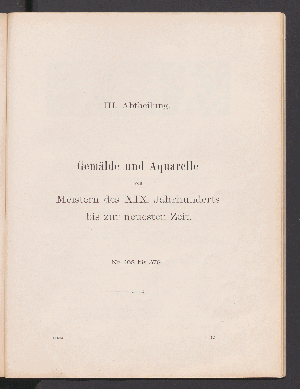 Vorschaubild von [Katalog der ausgezeichneten Gemälde-Sammlung des Herrn Professor Dr. Hermann Wedewer zu Wiesbaden]