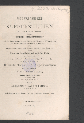 Vorschaubild von Kupferst. aus Privatbesitz u. der Bibliothek L. Heyden, Freiburg i. S.