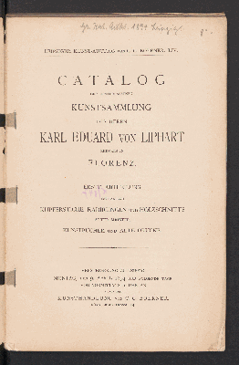 Vorschaubild von Kupferstiche, Radirungen und Holzschnitte alter Meister, Kunstbücher und alte Drucke