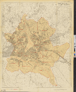 Vorschaubild von Grenzen und Eintheilung der Stadt Hamburg nach dem Gesetze vom 22. Juni 1894, betreffend die Vereinigung der Vorstadt St. Pauli, der Vororte u.w.d.a. mit der Stadt