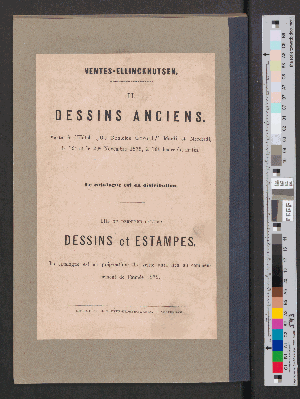 Vorschaubild von [[Catalogue du cabinet précieux de gravures et déaux-fortes (2: de dessins anciens) formé]]