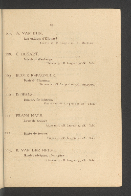 Vorschaubild von [Tableaux et dessins ... ayant composé l'atelier Hermann F. C. ten Kate]