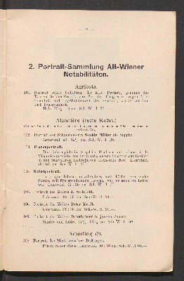 Vorschaubild von [Moderne u. alte Meister, Miniaturen- Slg., Portrait-Collection]