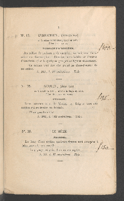 Vorschaubild von [Notice des prix et des acquéreurs des tableaux anciens et modernes de l'école hollandaise... de la collection de feu monsieur A.W.C. baron van Nagell van Ampsen ... , vendue à la Haye, le 5 septembre 1851]