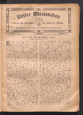 Vorschaubild von 3. Heft. 39. Jahrgang. Dezember 1911