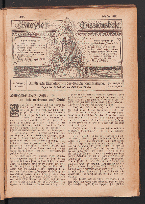Vorschaubild von 1. Heft. 40. Jahrgang. Oktober 1912