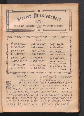 Vorschaubild von 5. Heft. 40. Jahrgang. Februar 1913