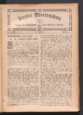 Vorschaubild von 9. Heft. 40. Jahrgang. Juni 1913
