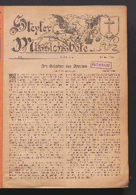 Vorschaubild von 1. Heft. 41. Jahrgang. Oktober 1913