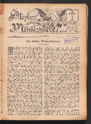 Vorschaubild von 4. Heft. 41. Jahrgang. Januar 1914