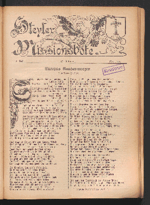 Vorschaubild von 8. Heft. 41. Jahrgang. Mai 1914