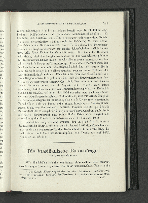 Vorschaubild von Die brasilianische Rassenfrage. Von Oscar Canstatt