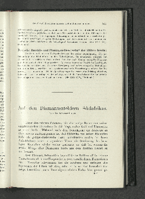 Vorschaubild von Auf den Diamantenfeldern Südafrikas. Von Dr. Richard Apt.