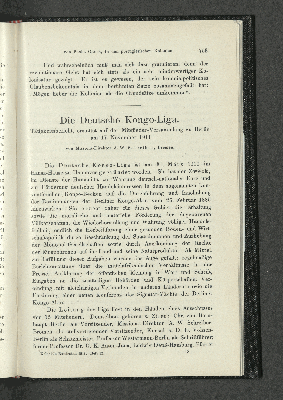 Vorschaubild von Die Deutsche Kongo-Liga. Tätigkeitsbericht, erstattet auf der Mitgliederversammlung zu Berlin am 17. November 1911. Von Missions-Direktor A. W. Schreiber, Bremen.