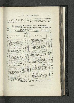 Vorschaubild von Kurse deutscher Kolonialwerte vom 5. August 1913.