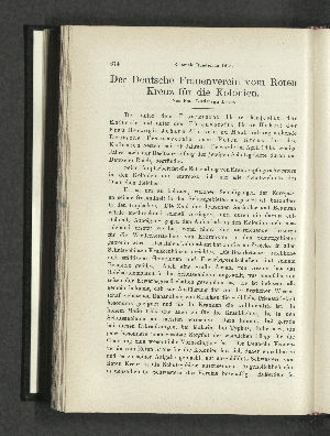 Vorschaubild von Der Deutsche Frauenverein vom Roten Kreuz für die Kolonien.