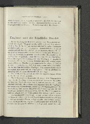 Vorschaubild von England und der feindliche Handel.